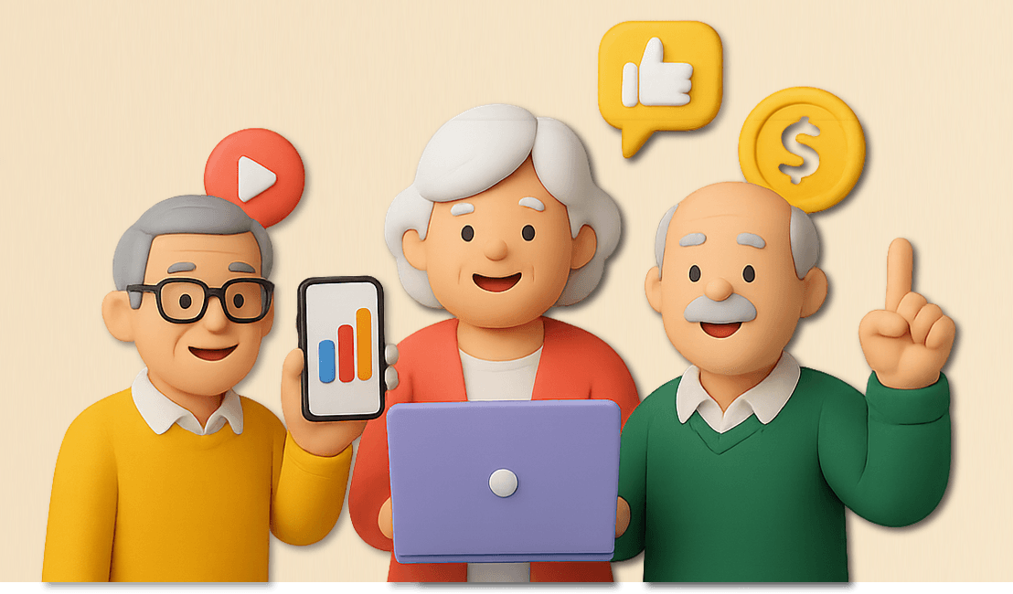 MZ 다음은 GG! 디지털 마케팅의 새로운 VIP, 시니어 공략집