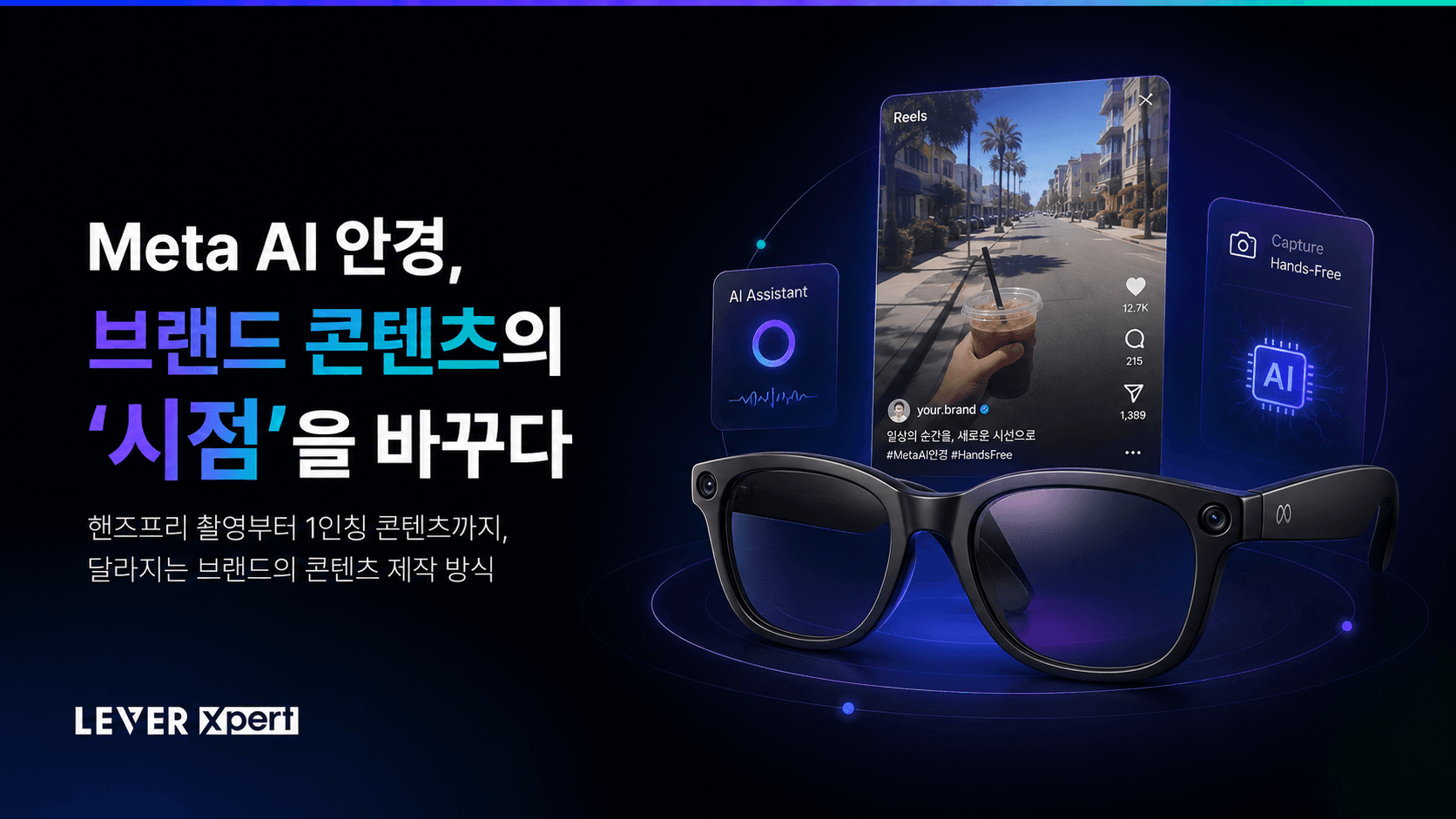 Meta AI 안경, 브랜드 콘텐츠의 ‘시점’을 바꾸다